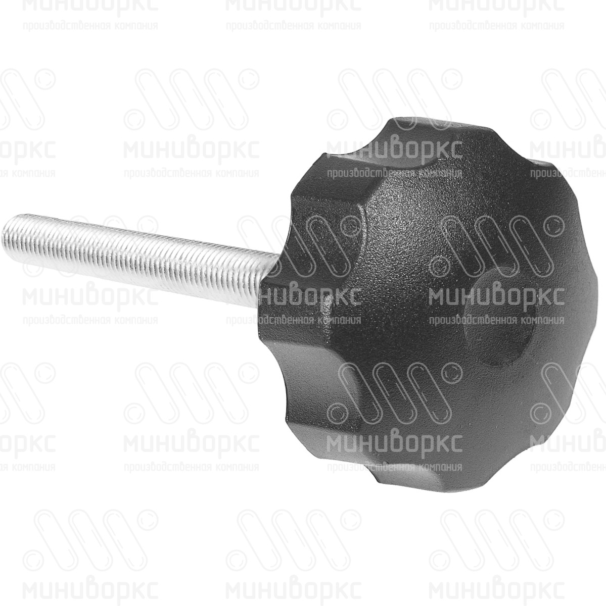 Фиксатор пластиковый с рукояткой m8x170 60 – Ф60М8-170ЧН | картинка 3