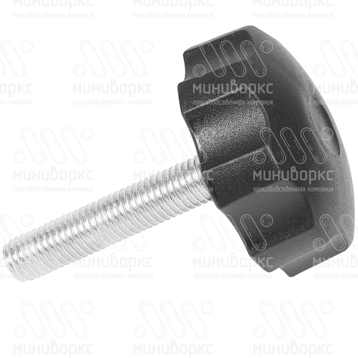 Фиксатор пластиковый с рукояткой m10x60 60 – Ф60М10-60ЧН | картинка 2