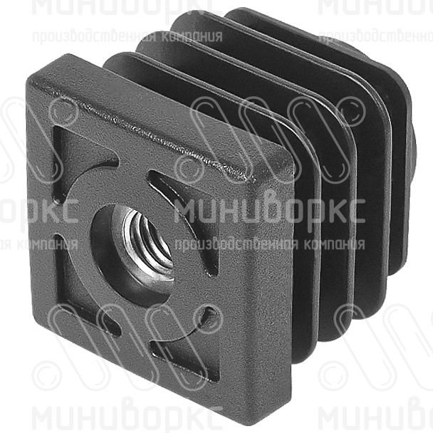 Комплекты квадратных заглушек с опорами 30x30 – 30-30M10.D22x20 | картинка 4