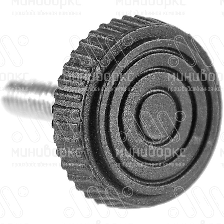 Опора резьбовая  m6x20 25 – 25М6-20ЧС | картинка 3