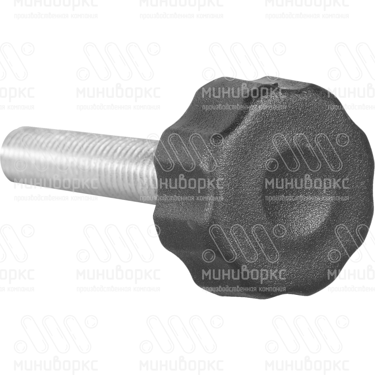 Фиксатор пластиковый с рукояткой m8x40 25 – Ф25М8-40ЧС | картинка 3