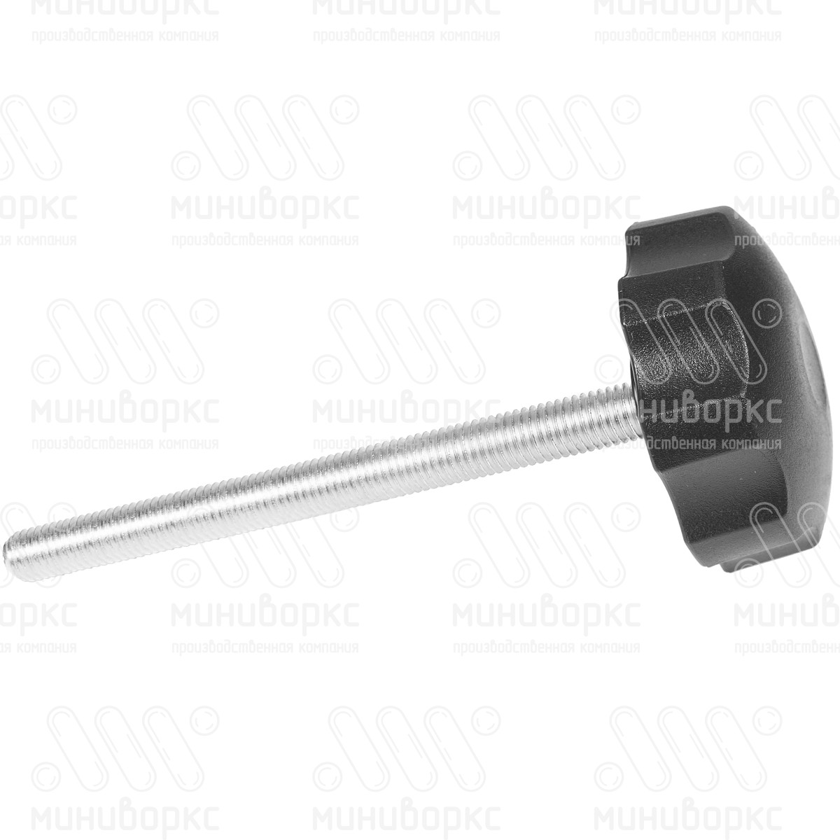 Фиксатор пластиковый с рукояткой m8x170 60 – Ф60М8-170ЧН | картинка 2